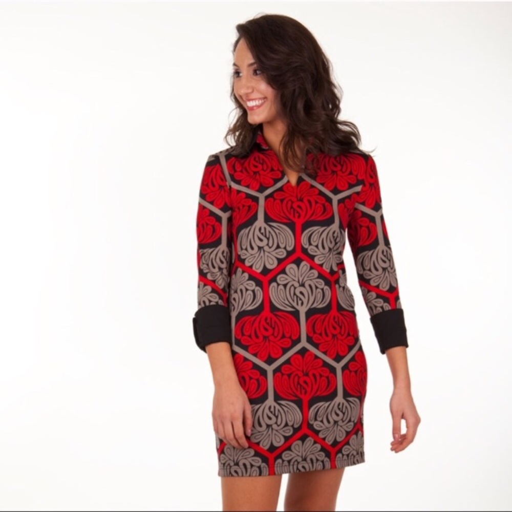 Lana crimson dress